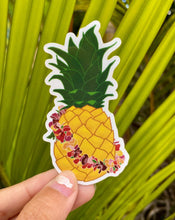 Load image into Gallery viewer, Floral Pineapple Weatherproof Sticker