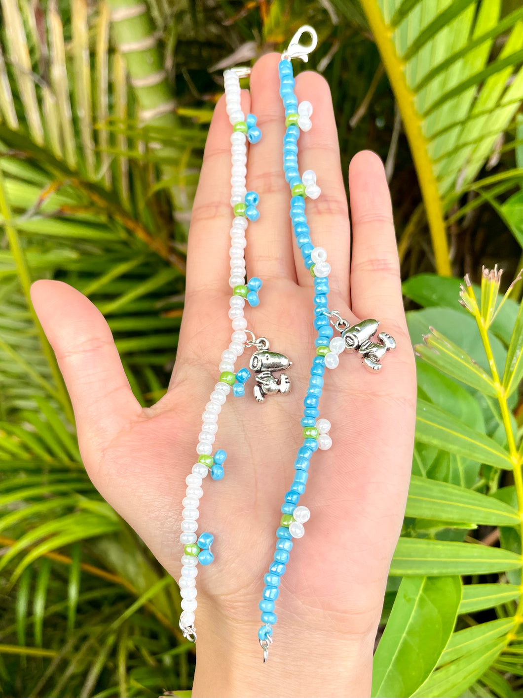 Snoopy Cherry Beaded Bracelet