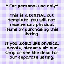 Load image into Gallery viewer, *Digital File* MOTS SE Lightstick Template - PNG, SVG, &amp; Cricut Link
